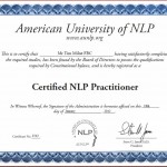 Tim Milne NLP Practitioner Certificate